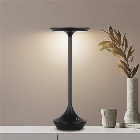 Rechargeable cordless table lamp portable LED light dimmable battery lamp - Picture 1 of 8